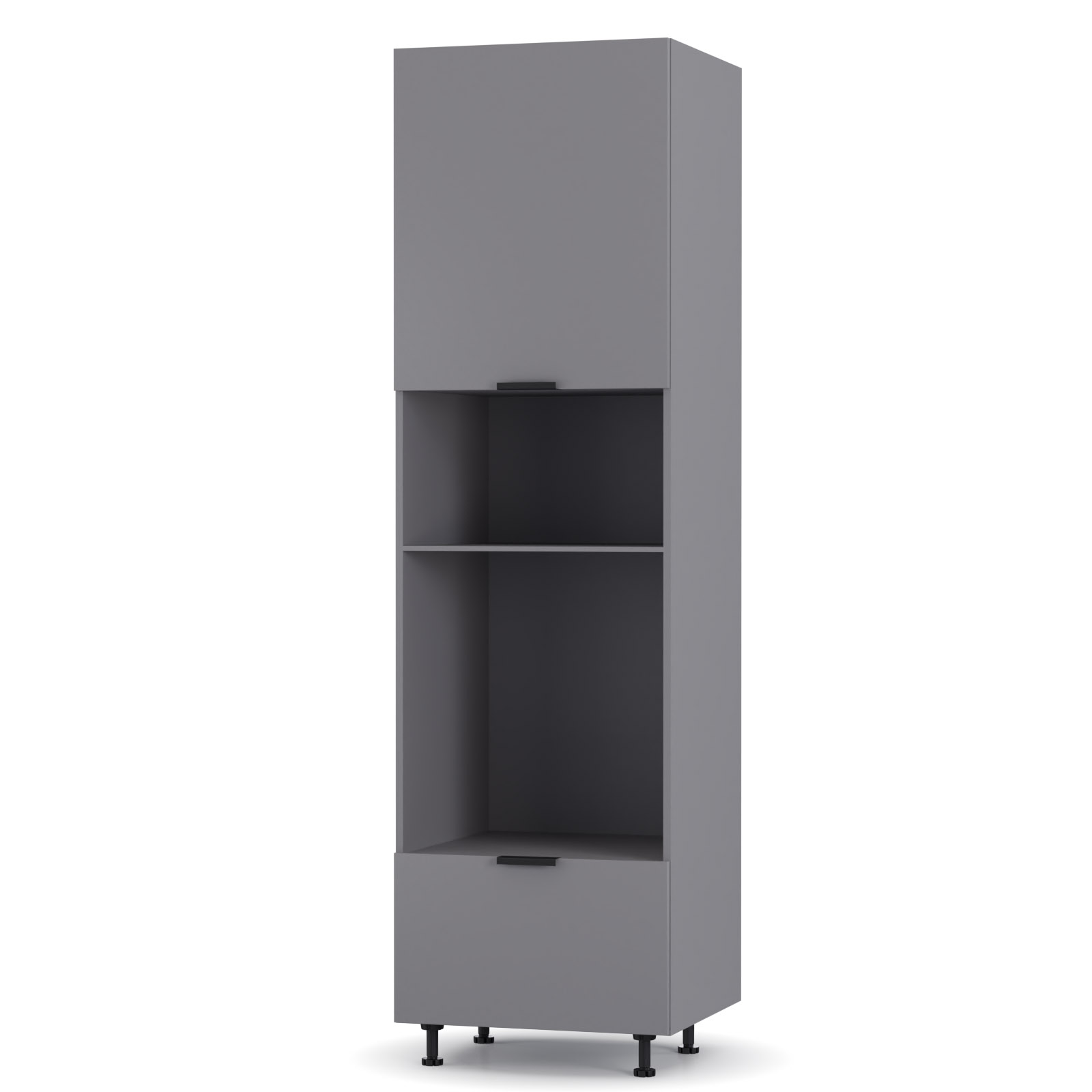alpha-HL2144C01-7469 CRAFT ΣΤΗΛΗ ΚΟΥΖΙΝΑΣ ΓΡΑΦΙΤΗ 60X57X214CM