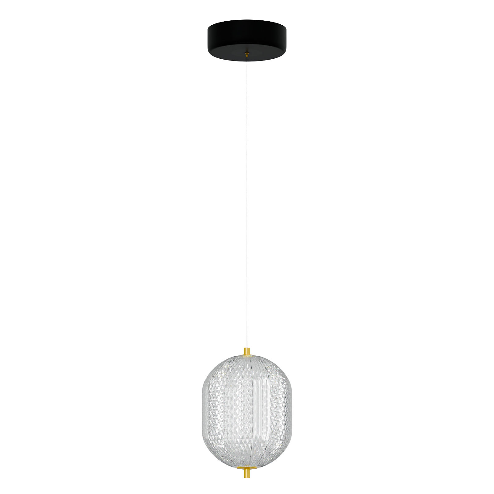 alpha-HU-HJ6059-B-6433 ΦΩΤΙΣΤΙΚΟ ΚΡΕΜΑΣΤΟ LED 18W 4000K ΧΡΥΣΟ 20X15X120CM
