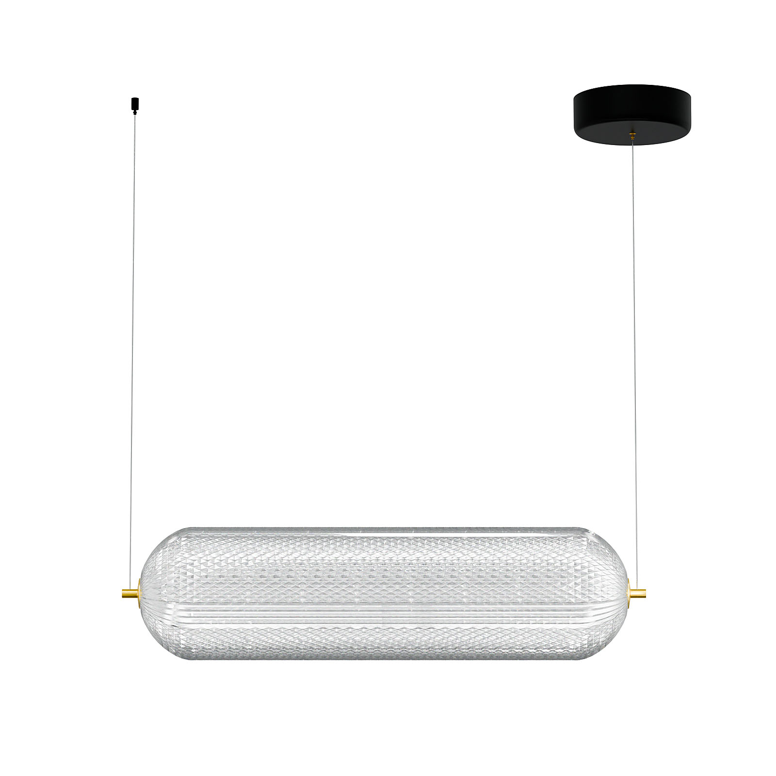 alpha-HU-HJ6059-H600-6437 ΦΩΤΙΣΤΙΚΟ ΚΡΕΜΑΣΤΟ ΡΑΓΑ LED 60W 4000K ΧΡΥΣΟ 60X15X120CM
