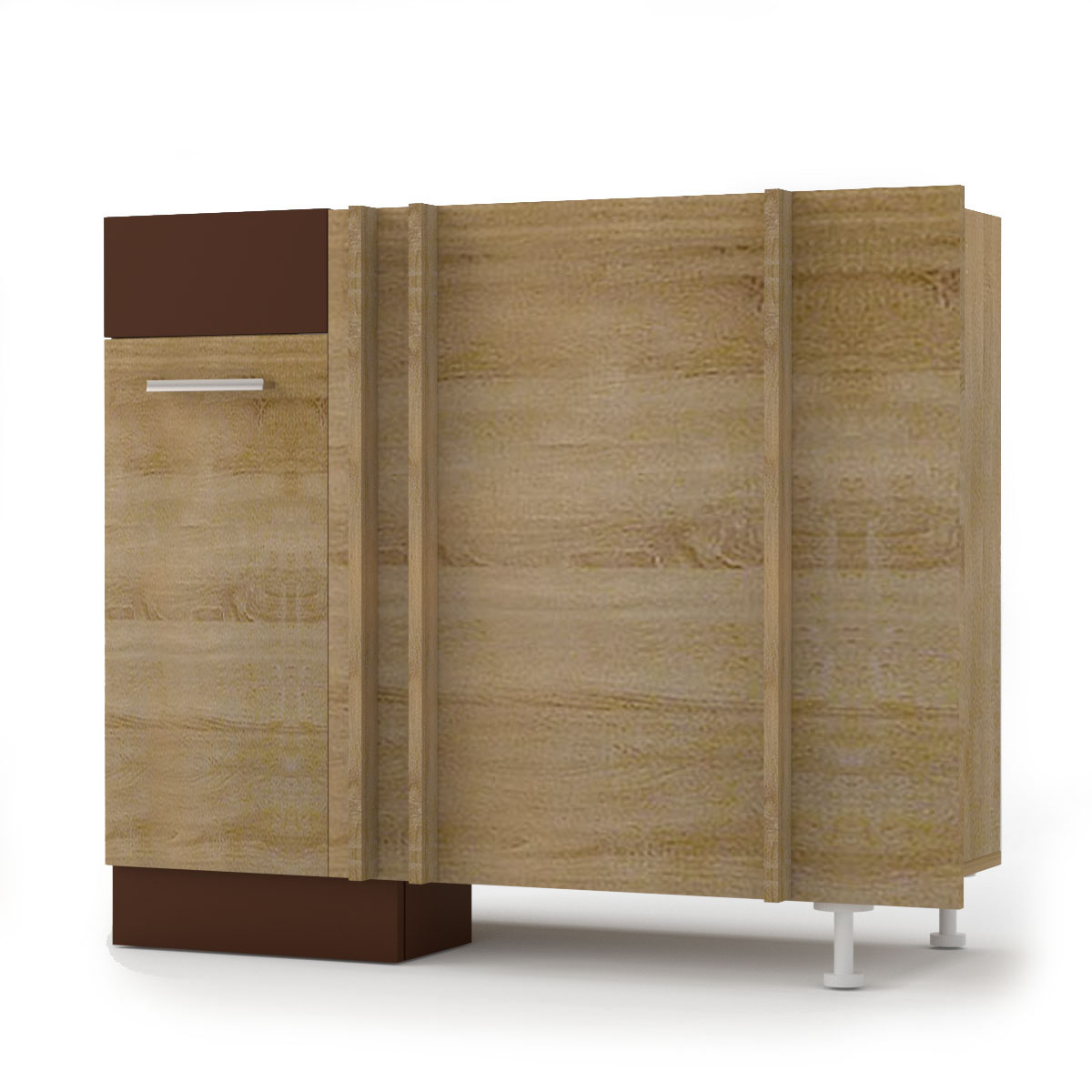 alpha-SO-ADU100-2180 ALINA ΚΑΤΩ ΝΤΟΥΛΑΠΙ ΓΩΝΙΑΣ 100X44.5X85ΕΚ SONOMA-MOCCA