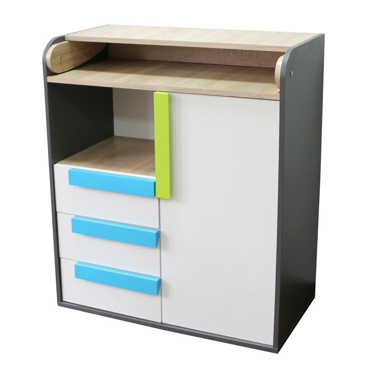 alpha-TO-ALEX1D3S-2642 ALEX 84X37X94ΕΚ (ΑΛΛΑΞΙΕΡΑ ΜΩΡΟΥ) ΓΡΑΦΙΤΗΣ-ΣΟΝΟΜΑ-ΛΕΥΚΟ ΜΕ ΣΥΡΤΑΡΙΑ