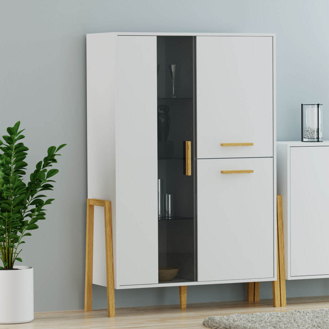 alpha-TO-BELLE1W2DWHITE-2543 ΒΙΤΡΙΝΑ BELLE ΛΕΥΚΟ 102.5X41X152.5CM