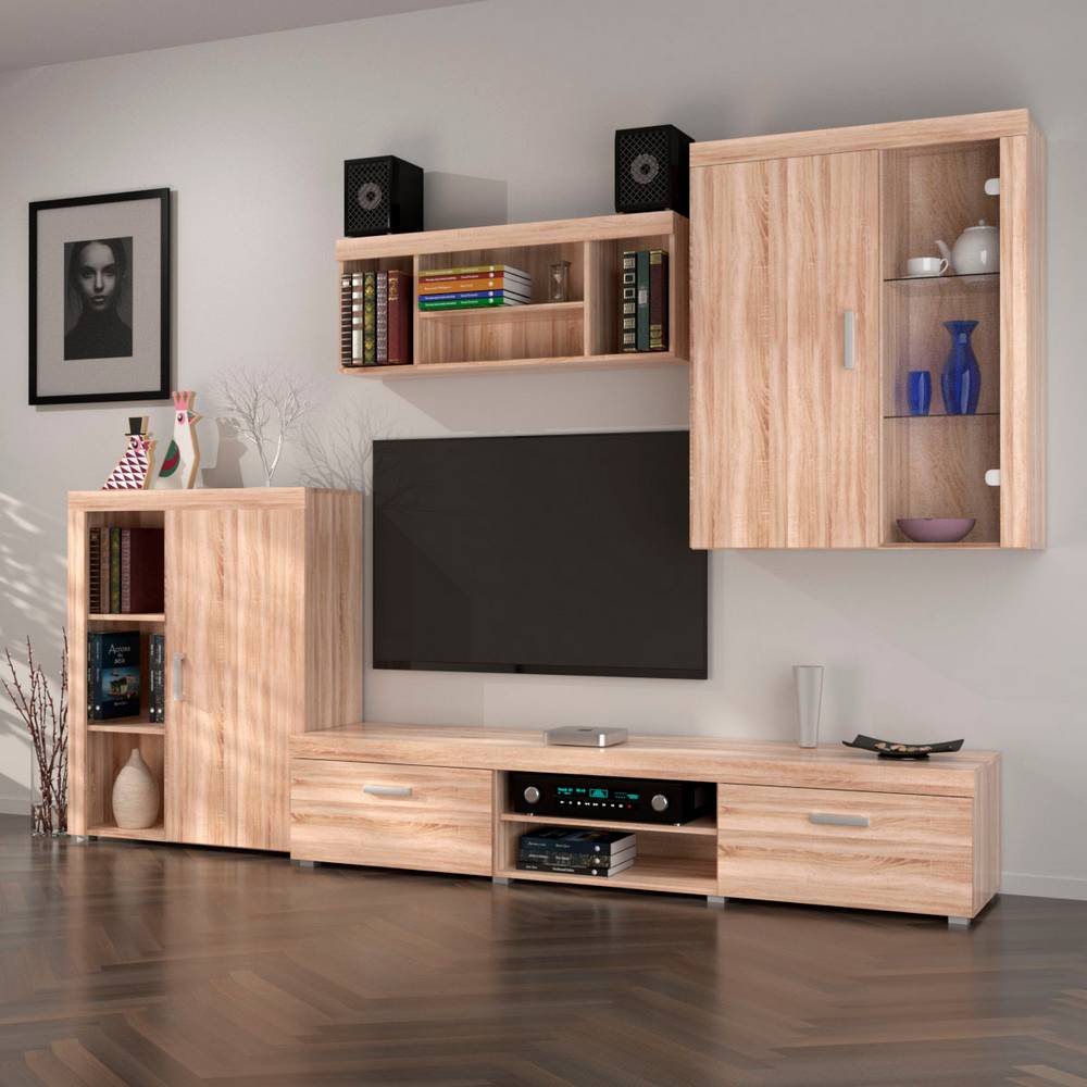 alpha-TO-DAMISSET1-2561 ΣΥΝΘΕΣΗ ΤΗΛΕΟΡΑΣΗΣ DAMIS SONOMA ΜΕ MDF ΛΕΠΤΟΜΕΡΕΙΕΣ 328X45X210ΕΚ