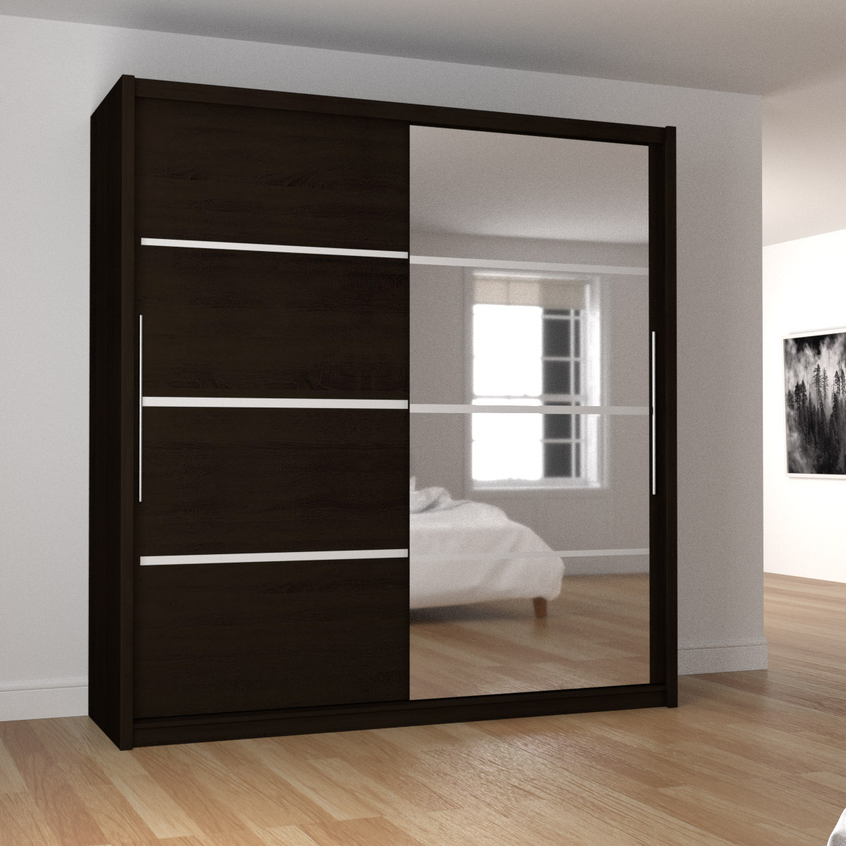 alpha-TO-ILO180W-2593 ΝΤΟΥΛΑΠΑ ΔΙΦΥΛΛΗ ILONA ΣΟΚΟΛΑ 180X61X216ΕΚ MDF
