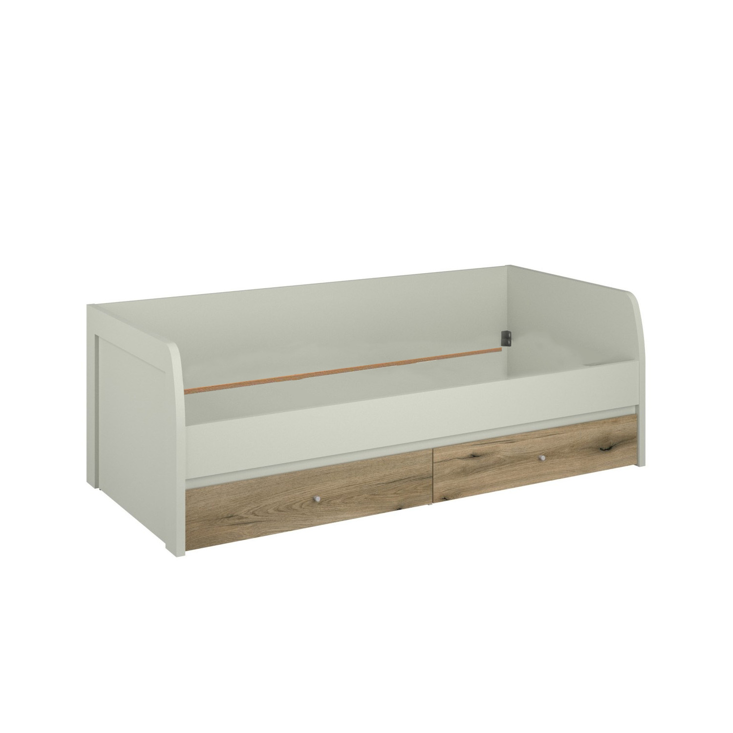 alpha-TO-KARIN90-14789 ΚΡΕΒΑΤΙ KARIN ΜΟΝΟ CASHMERE-EVOKE OAK ΧΩΡΙΣ ΠΑΤΩΜΑ 90X200CM