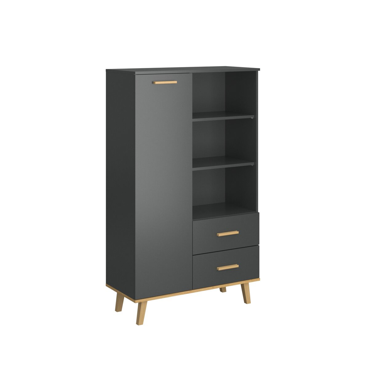 alpha-TO-PLUTON1D2S-13711 ΜΠΟΥΦΕΣ PLUTON ΑΝΘΡΑΚΙ-ΧΡΥΣΟ ΔΡΥΣ 90X40X151CM