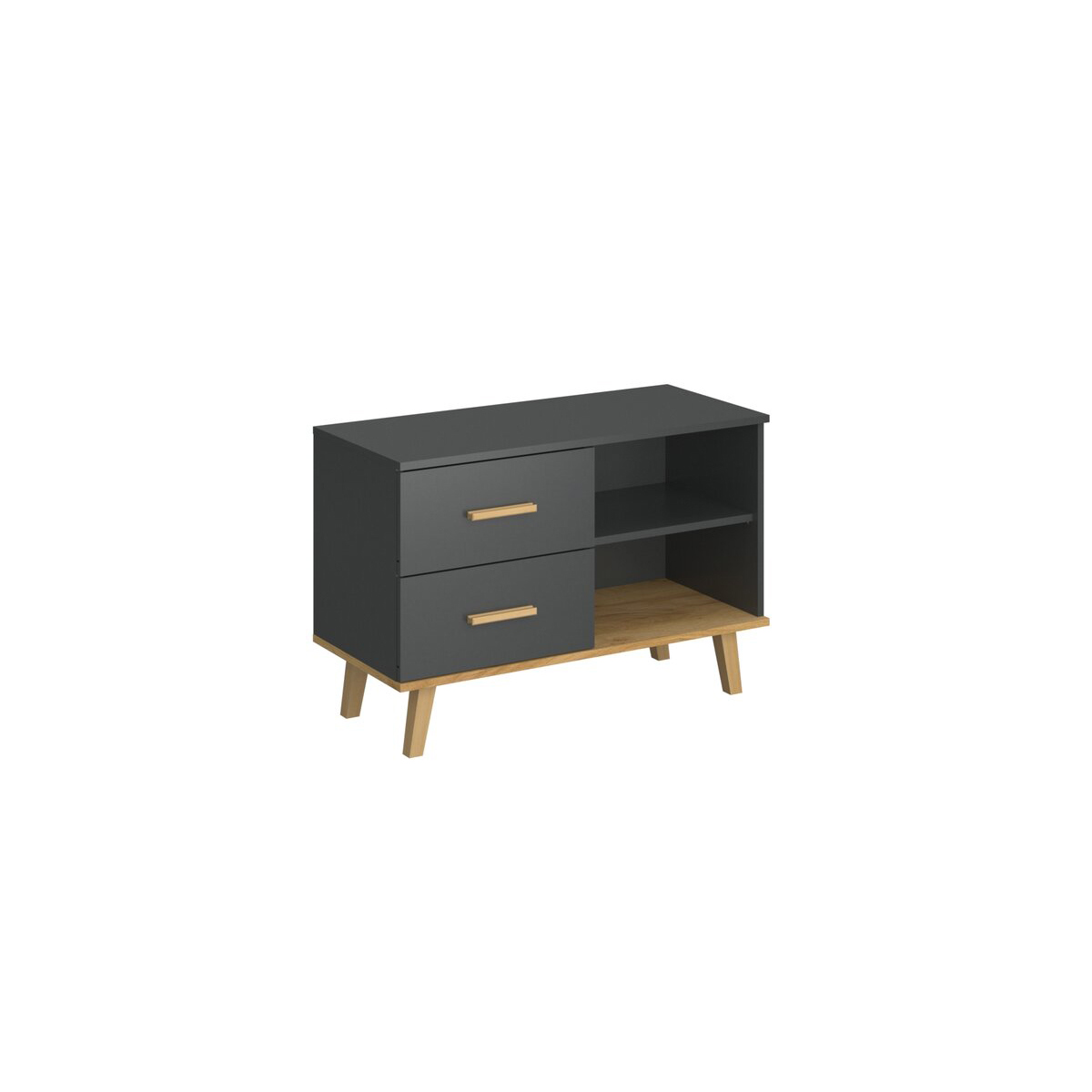 alpha-TO-PLUTON2S90-13715 ΜΠΟΥΦΕΣ PLUTON ΑΝΘΡΑΚΙ-ΧΡΥΣΟ ΔΡΥΣ 90X40X60.6CM