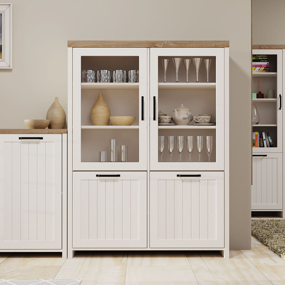 alpha-TO-VERNEWIT2W2D-3066 BΙΤΡΙΝΑ VERNE ΔΙΦΥΛΛΗ 114.8X37.2X153CM ΛΕΥΚΟ-ΦΥΣΙΚΟΣ ΔΡΥΣ