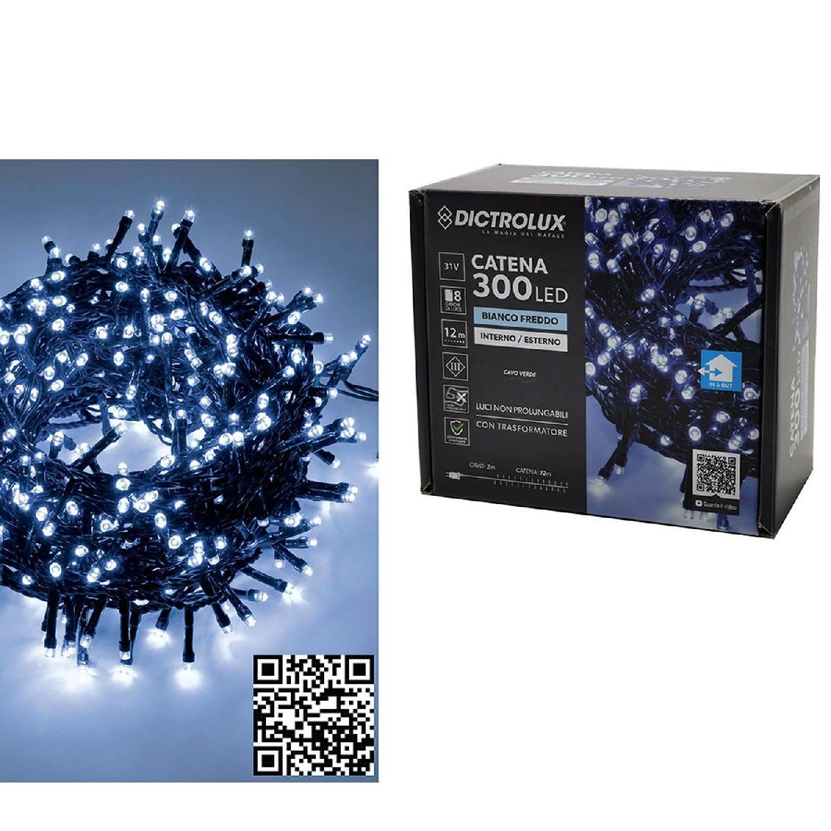 Artelibre - 06512081 300 LED ΕΣΩΤ. & ΕΞΩΤ. ΧΩΡΟΥ ΜΕ 8 ΠΡΟΓΡΑΜΜΑΤΑ ΚΑΙ ΜΕΤΑΣΧΗΜΑΤΙΣΤΗ ΨΥΧΡΟ ΛΕΥΚΟ ΦΩΣ ΠΡΑΣΙΝΟ ΚΑΛΩΔΙΟ ΜΗ ΕΠΕΚΤΕΙΝΟΜΕΝΟ IP44 31