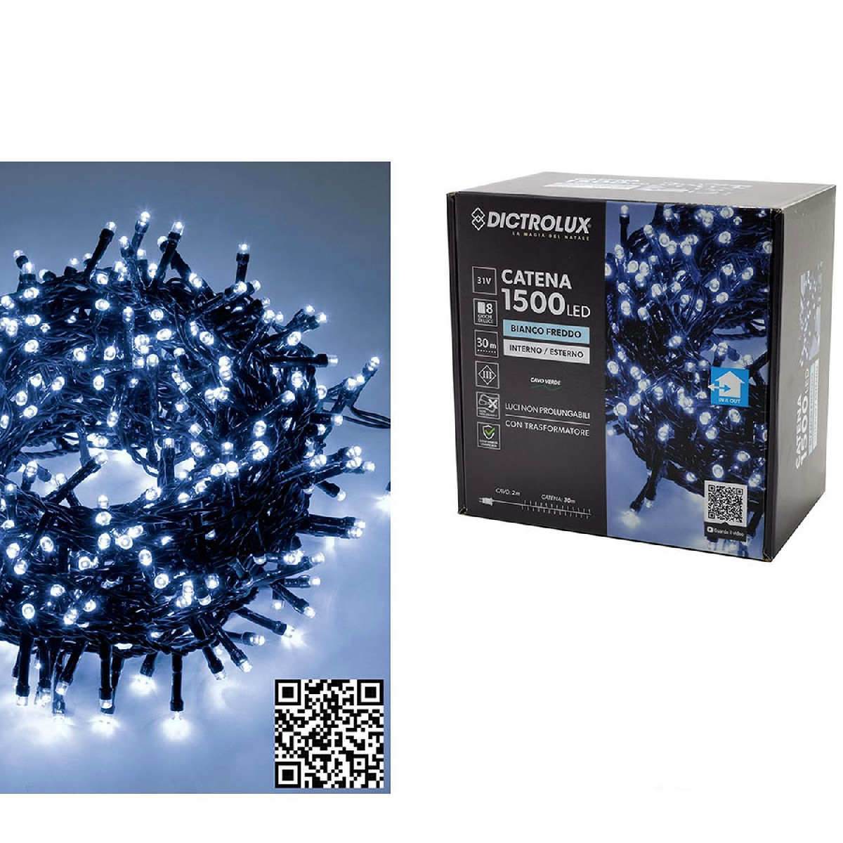 Artelibre - 06512107 1500 LED ΕΣΩΤ. & ΕΞΩΤ. ΧΩΡΟΥ ΜΕ 8 ΠΡΟΓΡΑΜΜΑΤΑ ΚΑΙ ΜΕΤΑΣΧΗΜΑΤΙΣΤΗ ΨΥΧΡΟ ΛΕΥΚΟ ΦΩΣ ΠΡΑΣΙΝΟ ΚΑΛΩΔΙΟ ΜΗ ΕΠΕΚΤΕΙΝΟΜΕΝΟ IP44 3