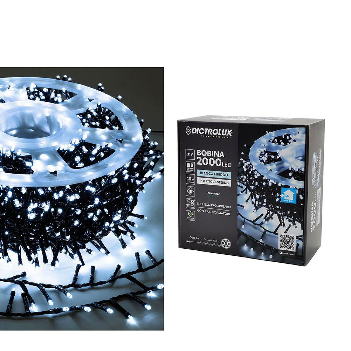 Artelibre - 06512110 2000 LED ΕΣΩΤ. & ΕΞΩΤ. ΧΩΡΟΥ ΜΕ 8 ΠΡΟΓΡΑΜΜΑΤΑ ΚΑΙ ΜΕΤΑΣΧΗΜΑΤΙΣΤΗ ΨΥΧΡΟ ΛΕΥΚΟ ΦΩΣ ΠΡΑΣΙΝΟ ΚΑΛΩΔΙΟ ΜΗ ΕΠΕΚΤΕΙΝΟΜΕΝΟ IP44 3