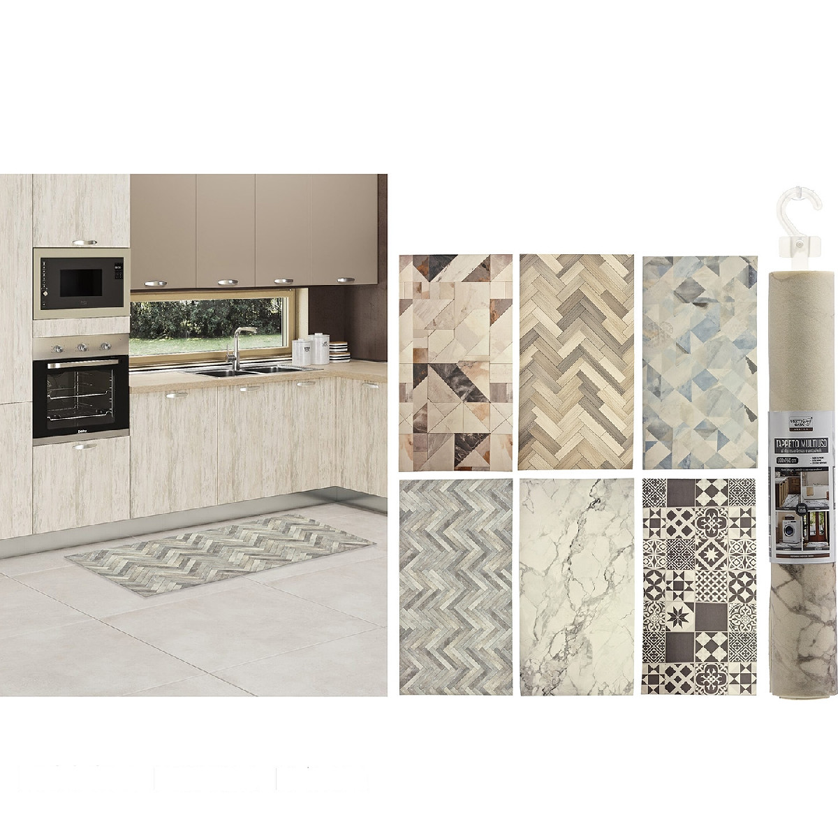 Artelibre - 06512462 ΧΑΛΙ ARTELIBRE ΑΠΟΡΡΟΦΗΤΙΚΟ ΠΟΛΥΣΧΕΔΙΟ 130X50X0.4CM ΣΕ 6 ΣΧΕΔΙΑ