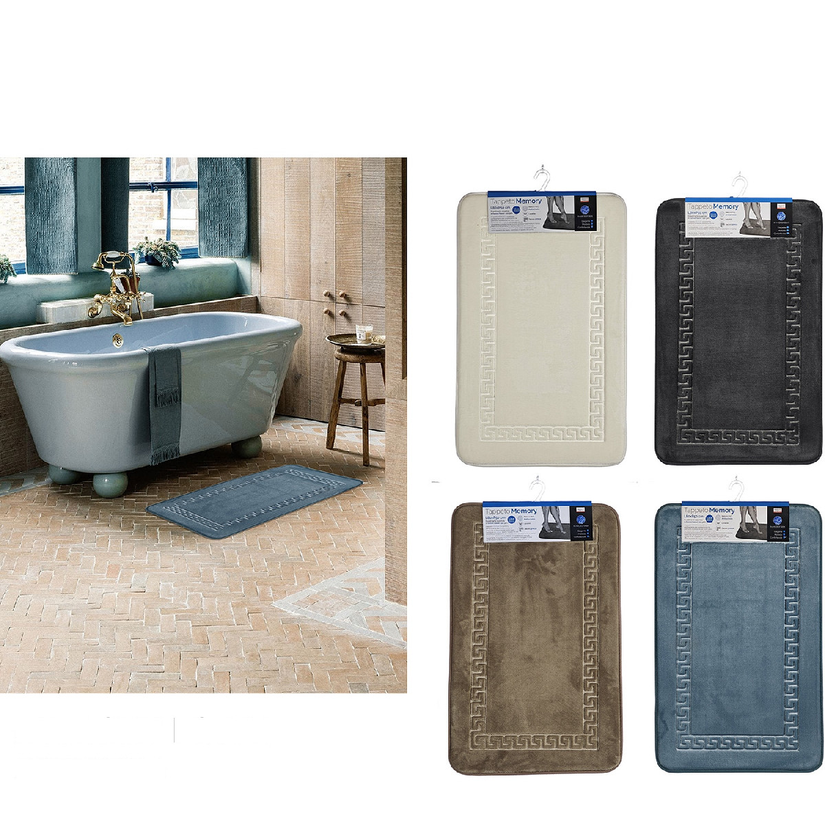 Artelibre - 06512688 ΧΑΛΙ ΜΠΑΝΙΟΥ ARTELIBRE MEMORY FOAM 50X80CM ΣΕ 4 ΧΡΩΜΑΤΑ
