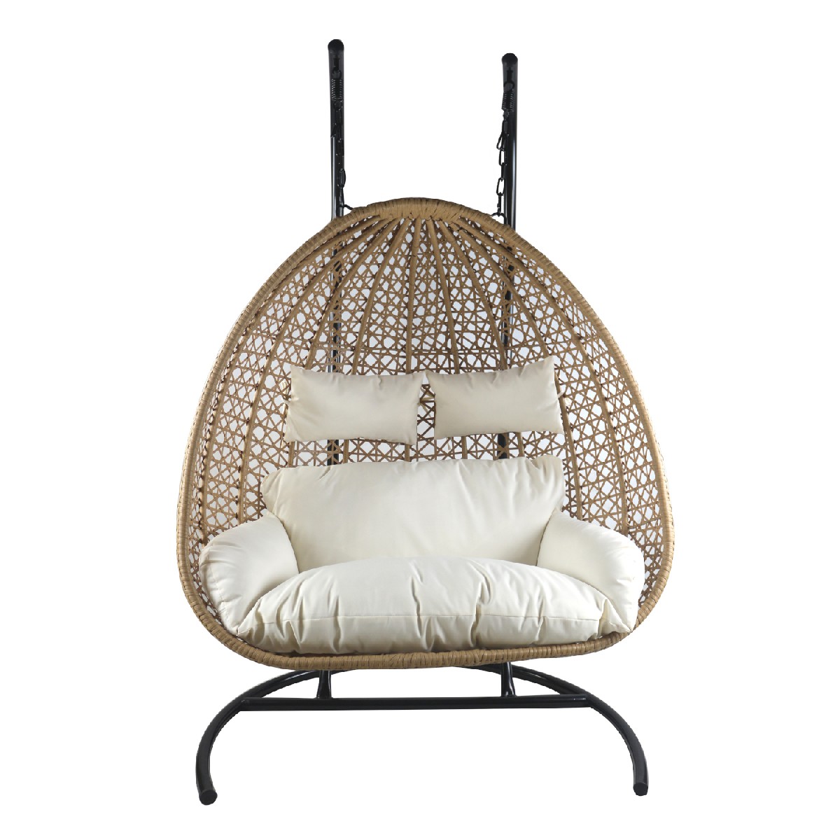 Artelibre - 14510014 ΚΟΥΝΙΑ ΠΟΛΥΘΡΟΝΑ ABRONIUS ΦΥΣΙΚΟ ΜΕΤΑΛΛΟ/RATTAN 130X68X195CM