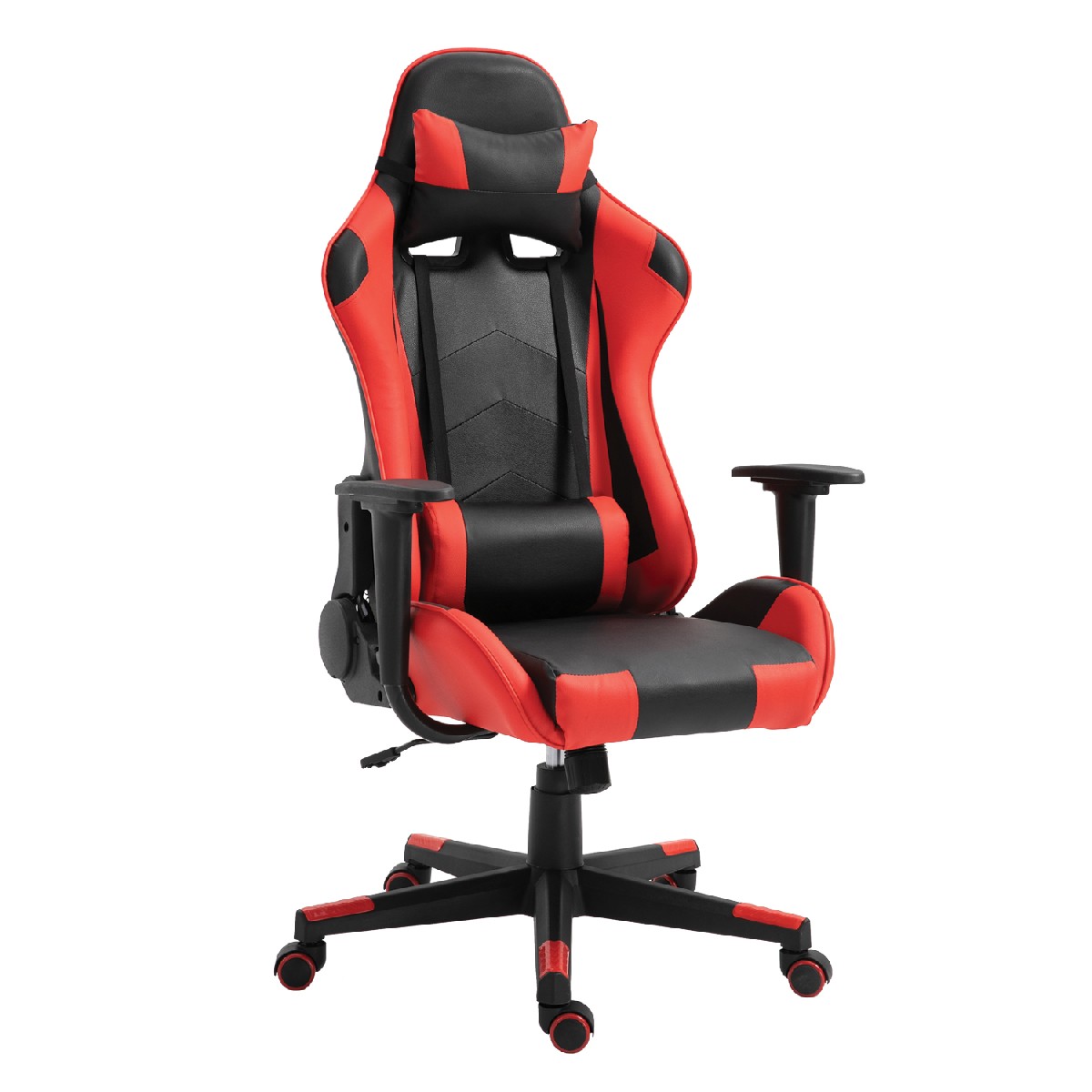 Artelibre - 14730004 ΚΑΡΕΚΛΑ ΓΡΑΦΕΙΟΥ ARTELIBRE GAMING NAVAN ΚΟΚΚΙΝΟ/ΜΑΥΡΟ PVC 68X53X122-131CM