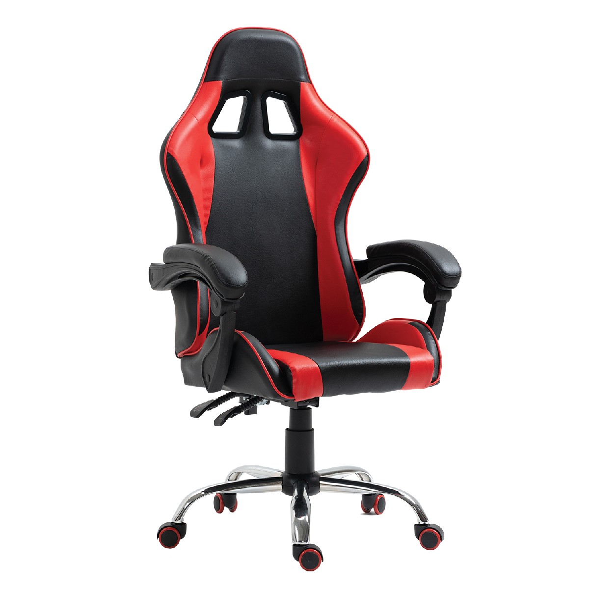 Artelibre - 14730007 ΚΑΡΕΚΛΑ ΓΡΑΦΕΙΟΥ GAMING BRAY ΚΟΚΚΙΝΟ/ΜΑΥΡΟ PVC 67X50X120-127CM