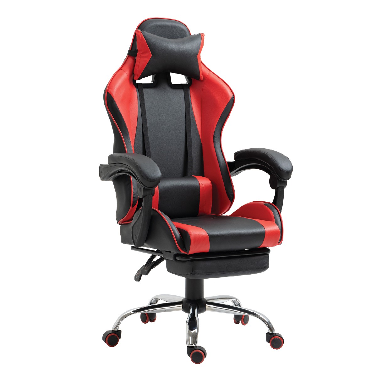 Artelibre - 14730010 ΚΑΡΕΚΛΑ ΓΡΑΦΕΙΟΥ ARTELIBRE GAMING BRAY ΚΟΚΚΙΝΟ/ΜΑΥΡΟ PVC 67X50X120-127CM