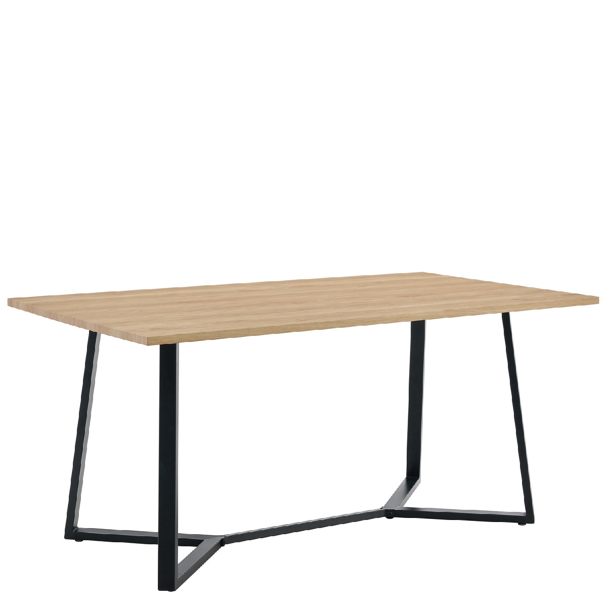 Artelibre - 15380007 ΤΡΑΠΕΖΙ ΤΡΑΠΕΖΑΡΙΑΣ ARTELIBRE DUNSMERE SONOMA/ΜΑΥΡΟ ΜΕΤΑΛΛΟ/ΜΟΡΙΟΣΑΝΙΔΑ 160X90X75CM