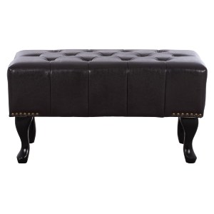 43293 ΤΑΜΠΟΥΡΕ ΥΠΟΠΟΔΙΟ T.CHESTERFIELD EMMA HM226.01 PU 80x44x39Y εκ.ΣΚ.ΚΑΦΕ