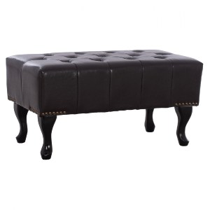43293 ΤΑΜΠΟΥΡΕ ΥΠΟΠΟΔΙΟ T.CHESTERFIELD EMMA HM226.01 PU 80x44x39Y εκ.ΣΚ.ΚΑΦΕ