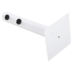 43343 ΒΑΣΗ ΟΜΠΡΕΛΑΣ Φ60mm x 51Υεκ ΜΕΤΑΛΛΙΚΗ ΒΙΔΩΤΗ ΓΙΑ ΣΤΥΛΟ ΕΩΣ Φ60 HM6011 ΛΕΥΚΗ