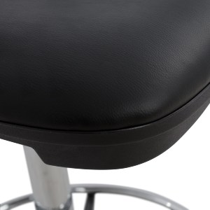 43403 ΚΑΡΕΚΛΑ ΓΡΑΦΕΙΟΥ HM1042.01 ΜΕ ΥΠΟΠΟΔΙΟ ΥΠΕΡΙΨΩΜΕΝΗ ΜΑΥΡΗ 56,5x60x114-136Y εκ.