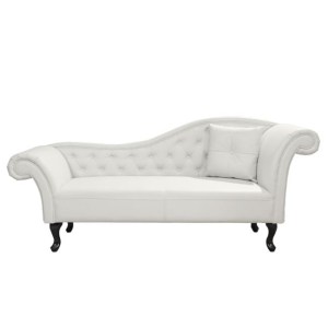43522 ΑΝΑΚΛΙΝΔΡΟ T.CHESTERFIELD NIOVI HM3008.02 PU ΛΕΥΚΟ ΔΕΞΙ ΜΠΡΑΤΣΟ 190x61x84Yεκ.