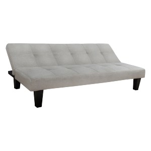 43827 ΚΑΝΑΠΕΣ ΚΡΕΒΑΤΙ ODESSA HM3000.01 ΥΦΑΣΜΑ ΜΠΕΖ 179x80x79 εκ.