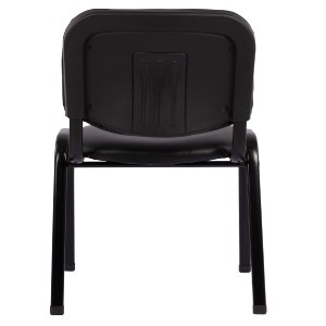 43903 ΚΑΡΕΚΛΑ JANISHA HM1010.01 ΜΕ ΔΕΡΜΑΤΙΝΗ PU ΜΑΥΡΟ 553,5x59x77 εκ.