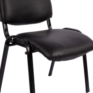 43903 ΚΑΡΕΚΛΑ JANISHA HM1010.01 ΜΕ ΔΕΡΜΑΤΙΝΗ PU ΜΑΥΡΟ 553,5x59x77 εκ.