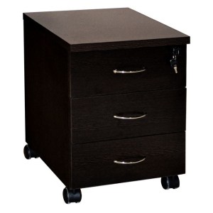 43937 ΣΥΡΤΑΡΙΕΡΑ ΓΡΑΦΕΙΟΥ ΕΠΑΓΓΕΛΜΑΤΙΚΗ CAITLYN HM2011.02 WENGE ΜΕ 3ΣΥΡΤΑΡΙΑ 38X48X53cm
