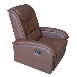 44209 ΠΟΛΥΘΡΟΝΑ RELAX ΜΕ ΜΗΧΑΝΙΣΜΟ MASSAGE ROCCA HM0026.03 PU ΚΑΦΕ ΣΚΟΥΡΟ 80x96x97 εκ.