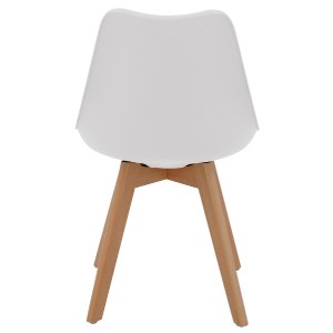 44456 ΚΑΡΕΚΛΑ VEGAS HM0033.01 ΜΕ ΞΥΛΙΝΑ ΠΟΔΙΑ ΚΑΙ ΜΕ ΚΑΘΙΣΜΑ ΛΕΥΚΟ 47x56,6x82Υεκ.