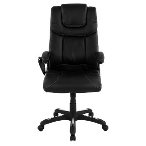 44564 ΚΑΡΕΚΛΑ ΓΡΑΦΕΙΟΥ THORIN HM1050.01 ΜΕ MASSAGE ΜΑΥΡΗ HOMEMARKT 62x70x127Y εκ.