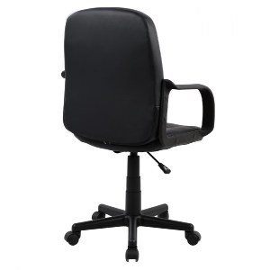 45002 ΚΑΡΕΚΛΑ ΓΡΑΦΕΙΟΥ GRANE HM1005 ΜΕ ΜΠΡΑΤΣΑ ΜΑΥΡO PU 56,5x50x88-100Υ εκ.