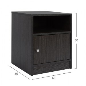 47480 ΚΟΜΟΔΙΝΟ ΜΕΛΑΜΙΝΗΣ HM2205.01 ZEBRANO 40x40x50