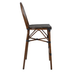 47521 ΣΚΑΜΠΟ ΑΛΟΥΜΙΝΙΟΥ AZARIA HM5059 BAMBOO LOOK ΚΑΦΕ ΜΕ TEXTLINE 44x52x115Υεκ