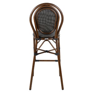 47521 ΣΚΑΜΠΟ ΑΛΟΥΜΙΝΙΟΥ AZARIA HM5059 BAMBOO LOOK ΚΑΦΕ ΜΕ TEXTLINE 44x52x115Υεκ