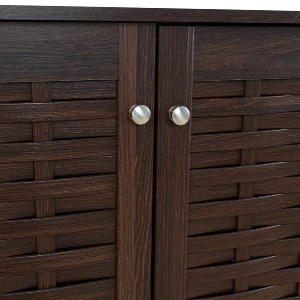 47582 ΠΑΠΟΥΤΣΟΘΗΚΗ-ΝΤΟΥΛΑΠΙ ΞΥΛΙΝΗ CASSIOPE HM2208.01 WENGE 77Χ34Χ67.5Υεκ.