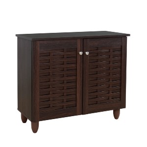 47582 ΠΑΠΟΥΤΣΟΘΗΚΗ-ΝΤΟΥΛΑΠΙ ΞΥΛΙΝΗ CASSIOPE HM2208.01 WENGE 77Χ34Χ67.5Υεκ.