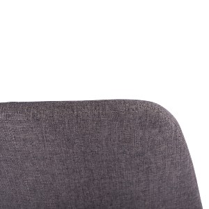 53047 ΚΑΡΕΚΛΑ LEONARDO HM00100.03 ΜΕ ΜΕΤΑΛΛΙΚΑ ΠΟΔΙΑ & ΥΦΑΣΜΑ ΚΑΦΕ 44x55x85Υεκ.
