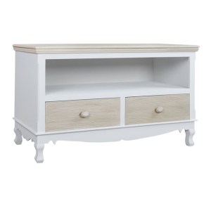 53339 ΕΠΙΠΛΟ TV MELODY HM7003.02 ΛΕΥΚO ΓΚΡΙ ΠΑΤΙΝΑ 100Χ42Χ61 εκ.
