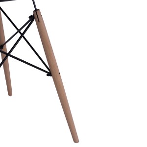 53368 ΤΡΑΠΕΖΙ MINIMAL ΣΤΡΟΓΓΥΛΟ HM0060.02 ΜΑΥΡΟ ΧΡΩΜΑ MDF-ΠΟΔΙΑ ΟΞΙΑΣ ΦΥΣΙΚΟ Φ60Χ72Υεκ.