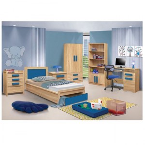 54278 ΚΡΕΒΑΤΙ ΜΕ ΣΥΡΤΑΡΙ PLAYROOM HM330.01 SONAMA-ΣΙΕΛ 90Χ190εκ.