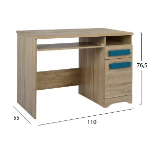 54284 ΓΡΑΦΕΙΟ PLAYROOM SONAMA-ΣΙΕΛ HM11154.01 110X55X76.5εκ