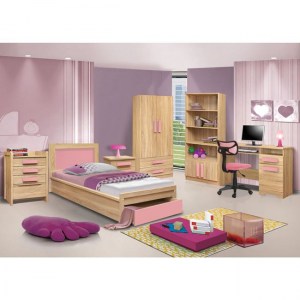 54285 ΓΡΑΦΕΙΟ PLAYROOM SONAMA+ ΡΟΖ ΧΕΡΟΥΛΙ HM11154 110X55X76.5