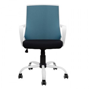 54974 ΚΑΡΕΚΛΑ ΓΡΑΦΕΙΟΥ HM1053.06 ΜΠΛΕ MESH & ΠΟΔΙ ΜΕΤΑΛΛΙΚΟ