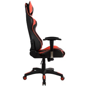 55001 ΠΟΛΥΘΡΟΝΑ GAMING ZAYN HM1056.01 ΜΑΥΡΟ-ΚΟΚΚΙΝΟ PU 67x70x134 εκ.