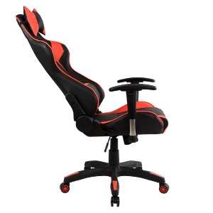 55001 ΠΟΛΥΘΡΟΝΑ GAMING ZAYN HM1056.01 ΜΑΥΡΟ-ΚΟΚΚΙΝΟ PU 67x70x134 εκ.