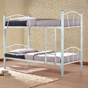 55050 ΚΟΥΚΕΤΑ ΚΡΕΒΑΤΙ ΜΕΤΑΛΛΙΚΗ FLOOR HM328.02 ΛΕΥΚΗ 90Χ190 εκ.